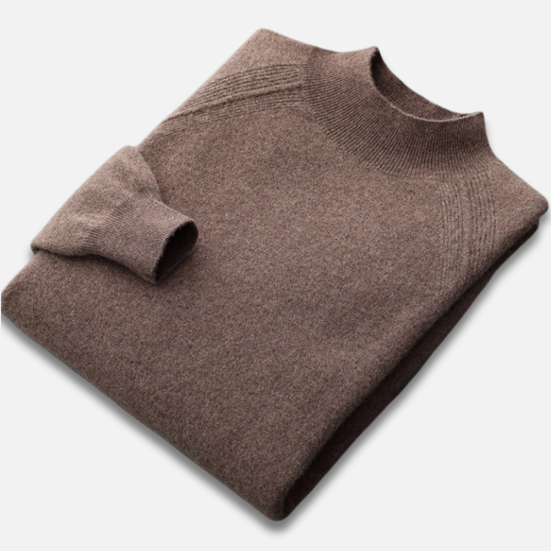 Men’s Half Turtleneck Cashmere Sweater Laurel & Legacy