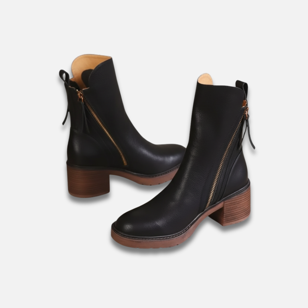 Women’s Retro Mid-Tube Ankle Boots Laurel & Legacy