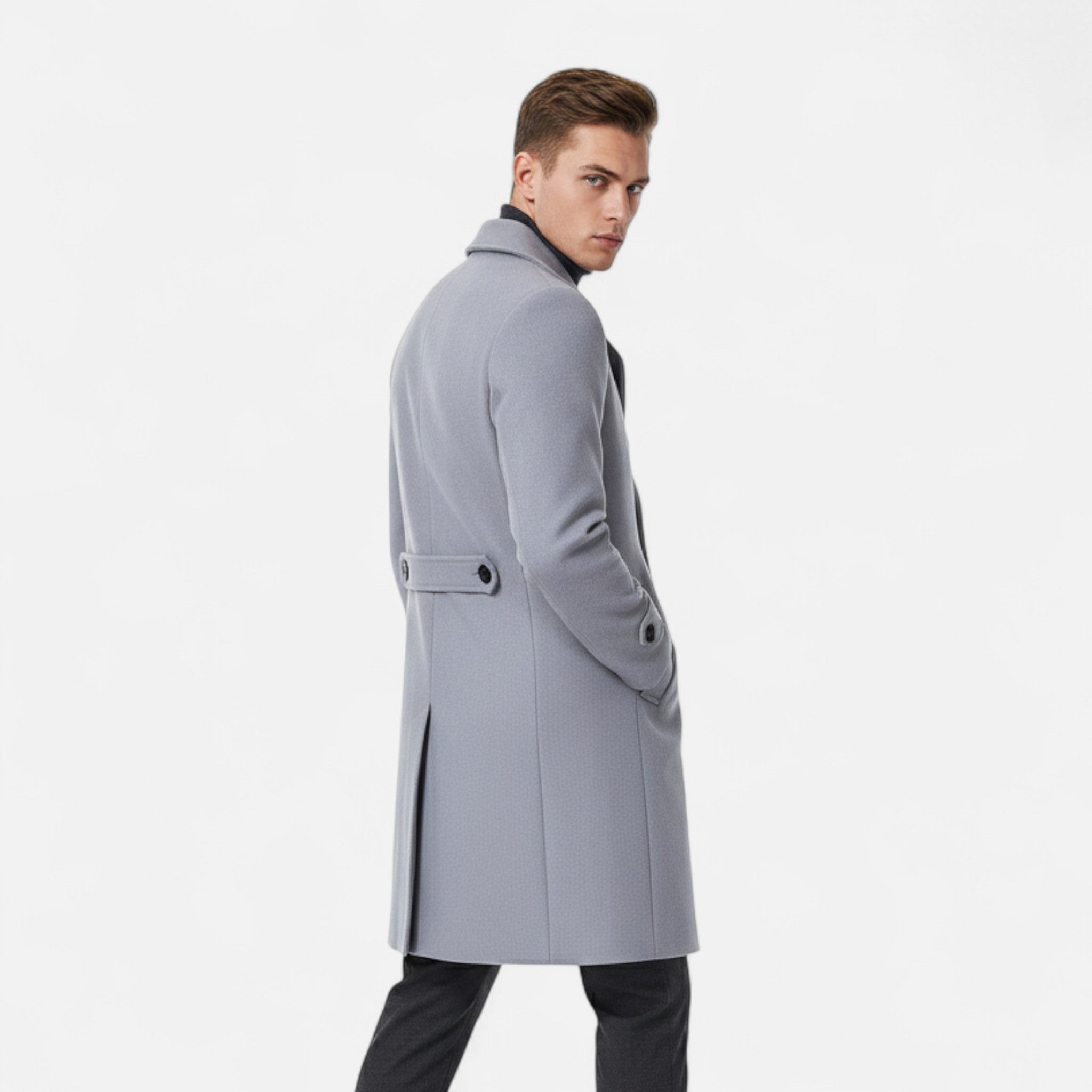 Laurel Legacy | Men’s Double-Breasted Wool Coat Laurel & Legacy