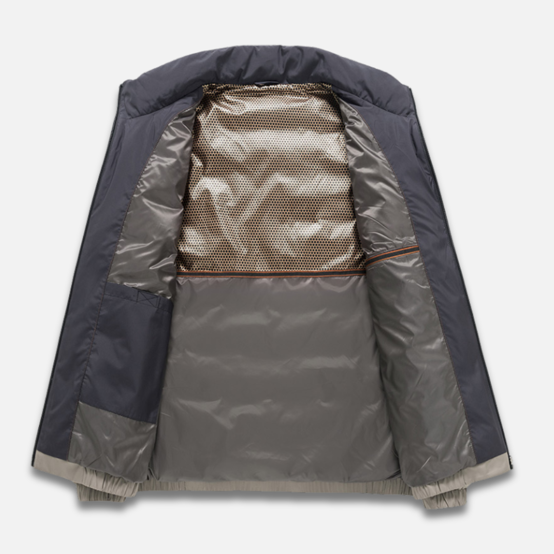 Unisex Slim Solid Down Jacket Laurel & Legacy