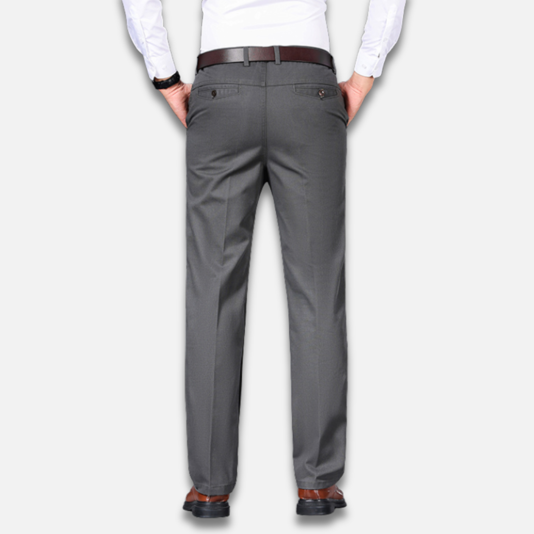Men’s Classic Straight Dress Trousers Laurel & Legacy