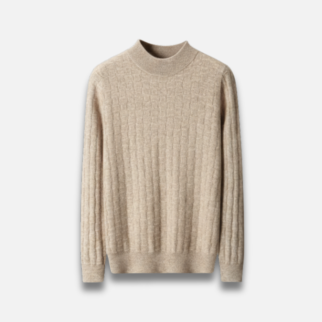 Men’s Ribbed Knit Mock Neck Sweater Laurel & Legacy