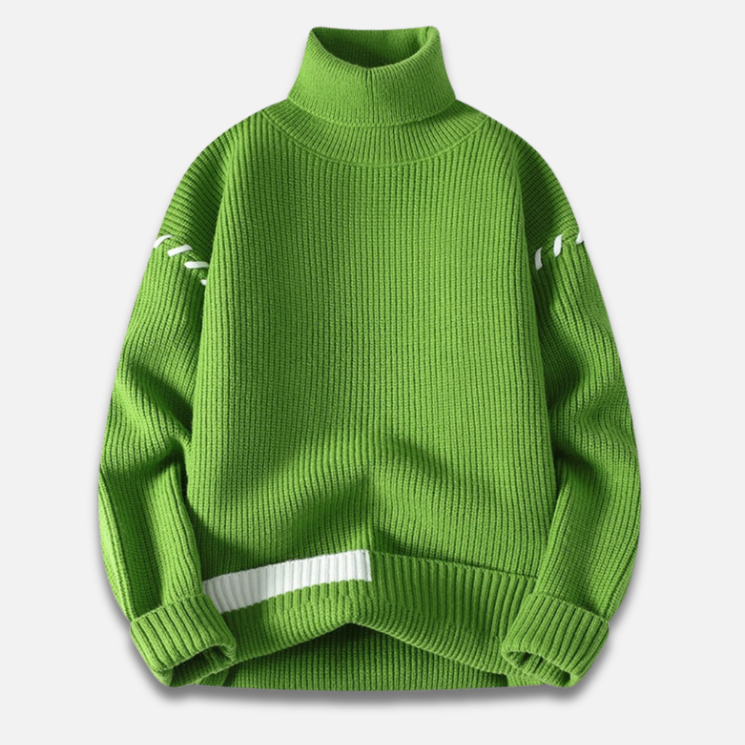 Men’s Cotton Turtleneck Sweater Laurel & Legacy