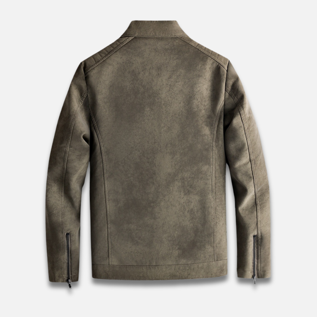 Men’s Biker Leather  Jacket Laurel & Legacy
