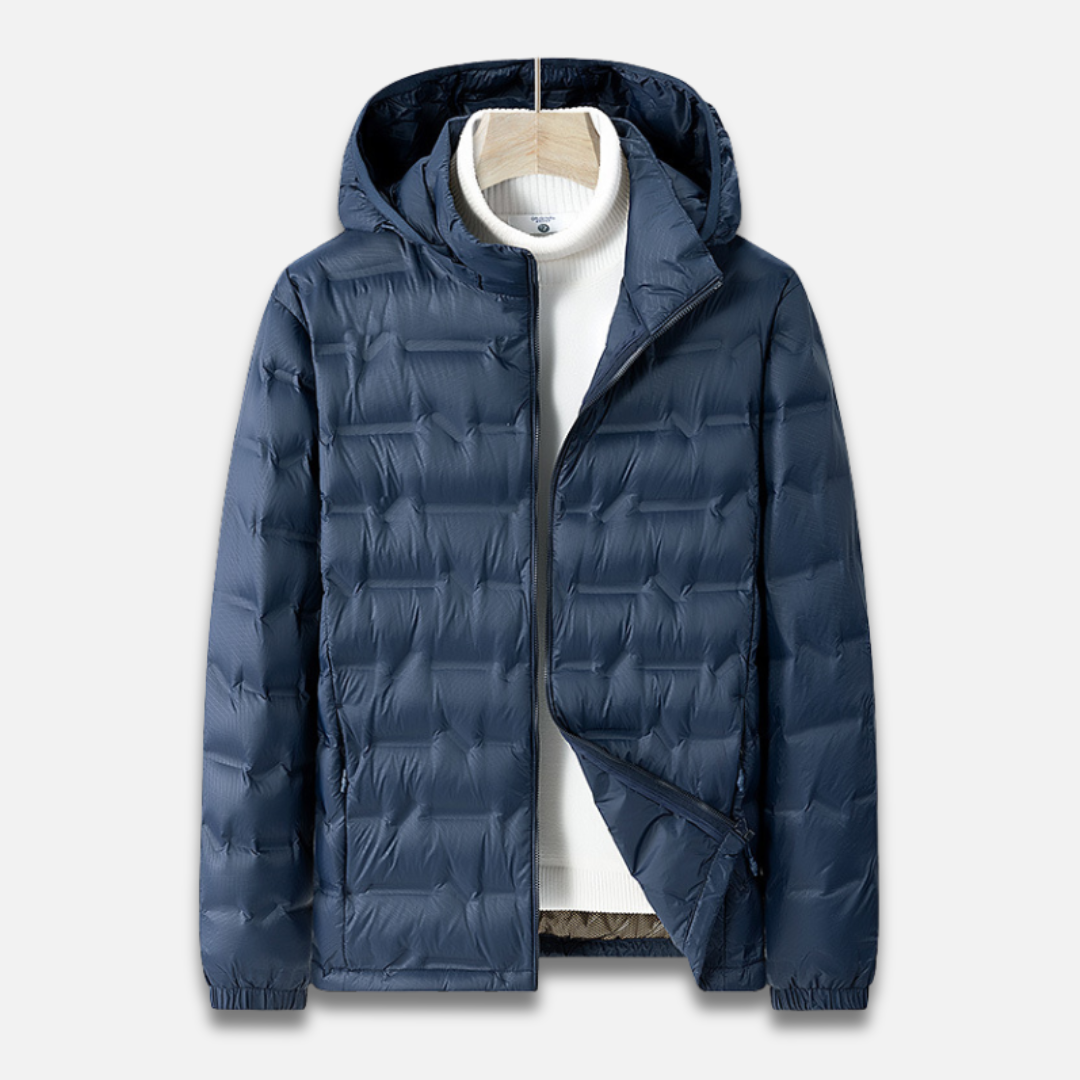 Men’s Lightweight Hooded Down Jacket Laurel & Legacy