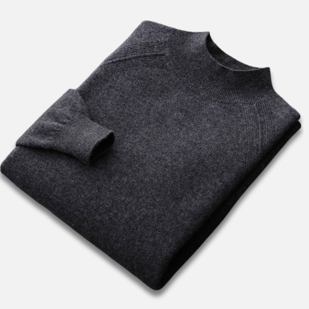 Men’s Half Turtleneck Cashmere Sweater Laurel & Legacy