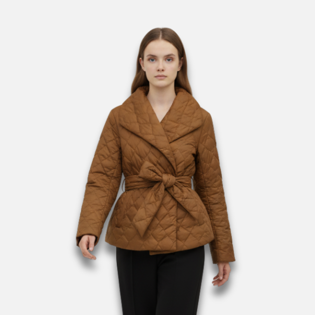 Women’s Belted Lightweight Down Jacket Laurel & Legacy