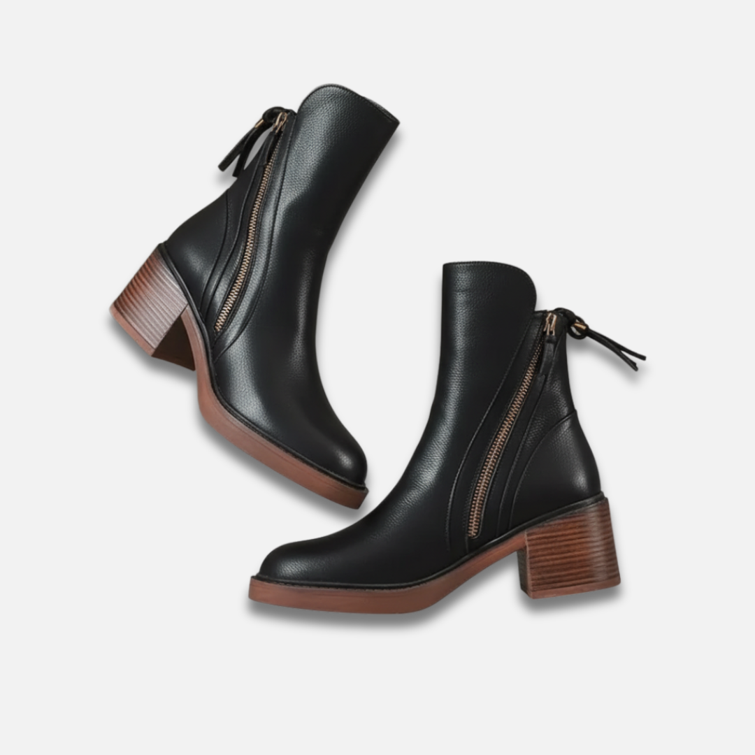 Women’s Retro Mid-Tube Ankle Boots Laurel & Legacy