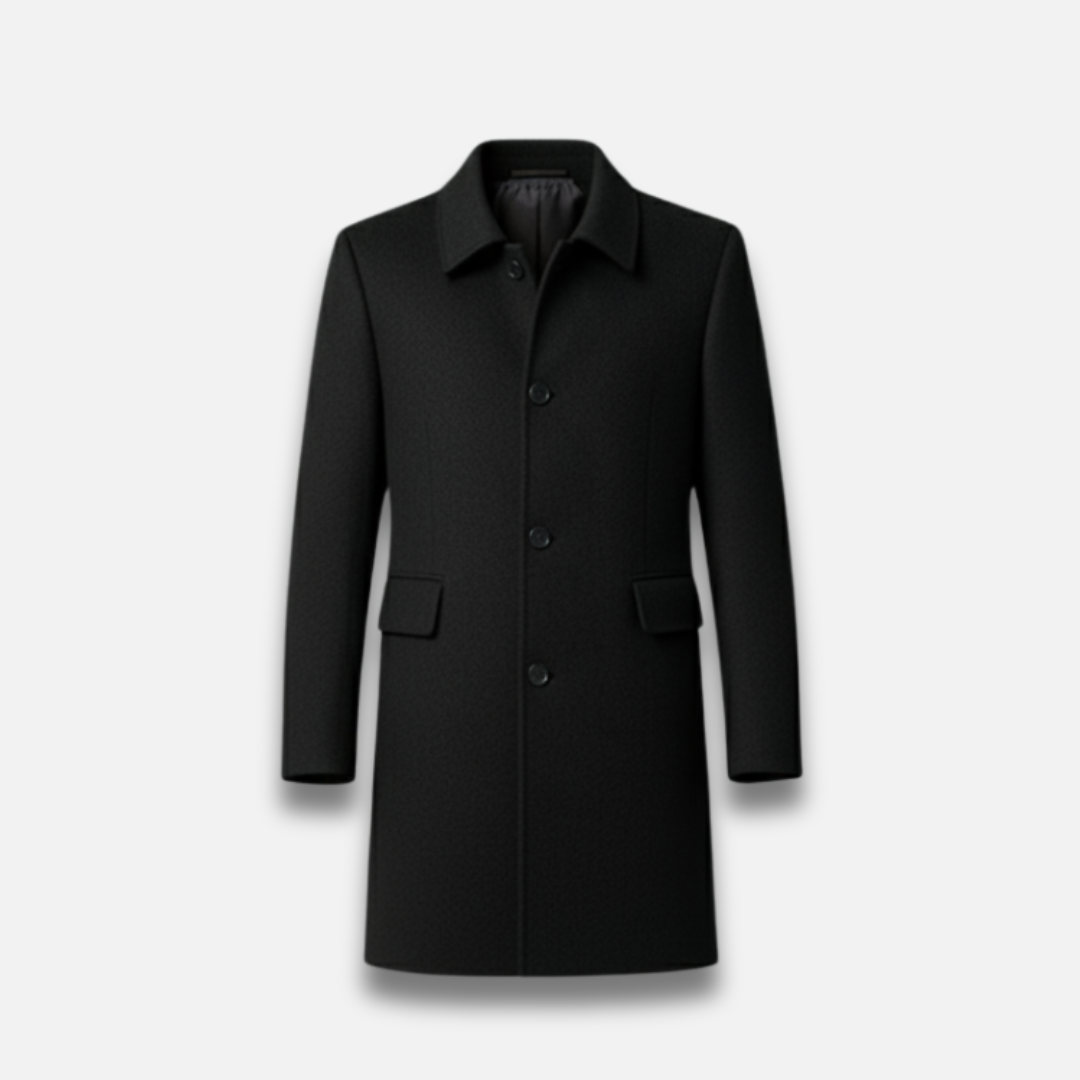 Men’s Classic Single-Breasted Trench Coat Laurel & Legacy