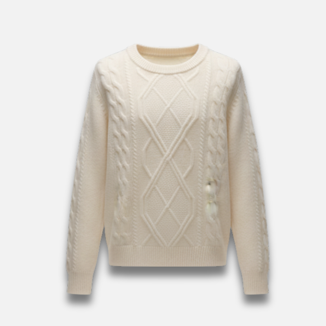 Men’s Cable Knit Crewneck Sweater Laurel & Legacy
