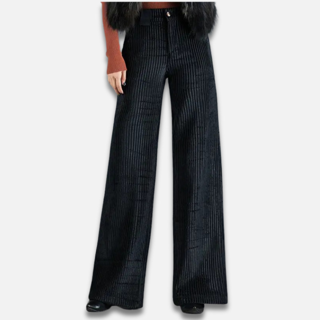 Women’s Wide Leg Velvet Trousers Laurel & Legacy