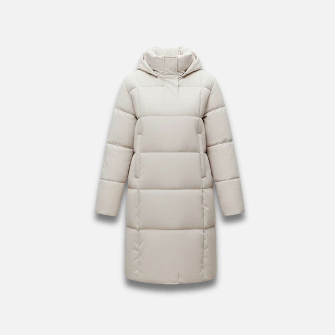 Women’s Long Down Coat Cotton-Padded Jacket Laurel & Legacy