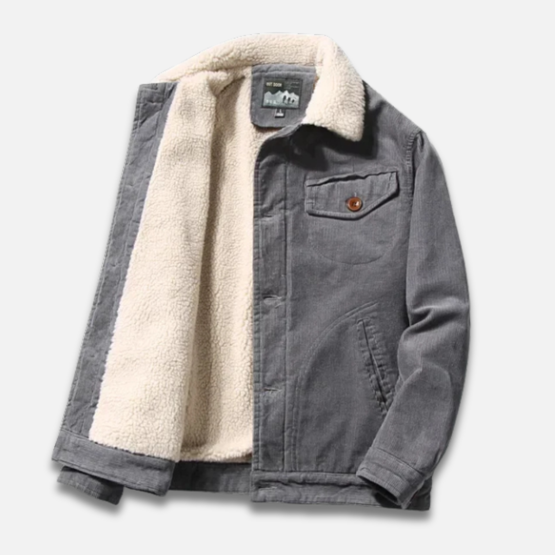 Men’s Corduroy Sherpa Collar Parka Laurel & Legacy