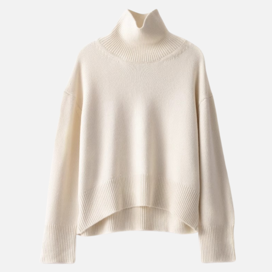 Women’s Pure Cashmere Turtleneck Sweater Laurel & Legacy