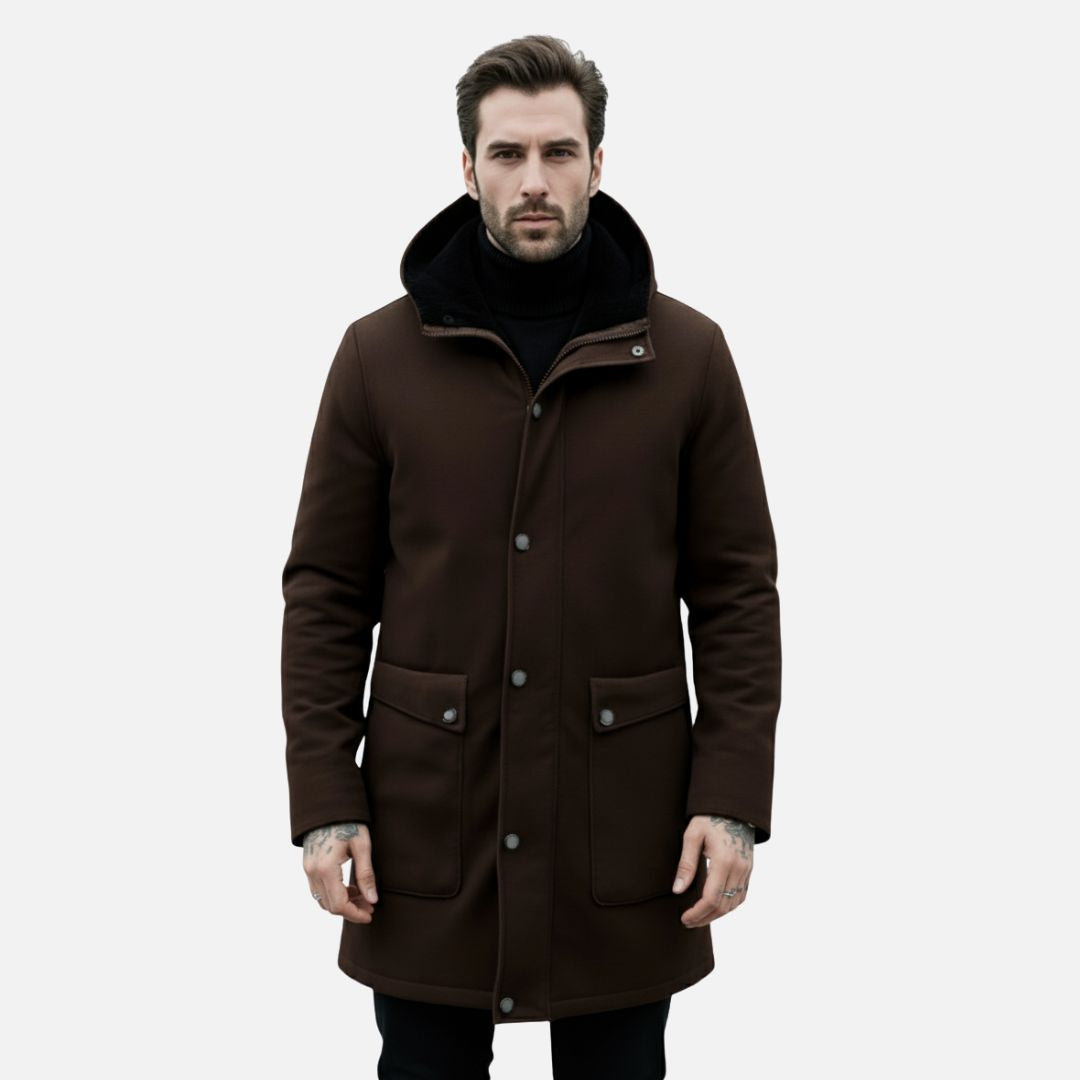 Men’s Wool Parka Coat Laurel & Legacy