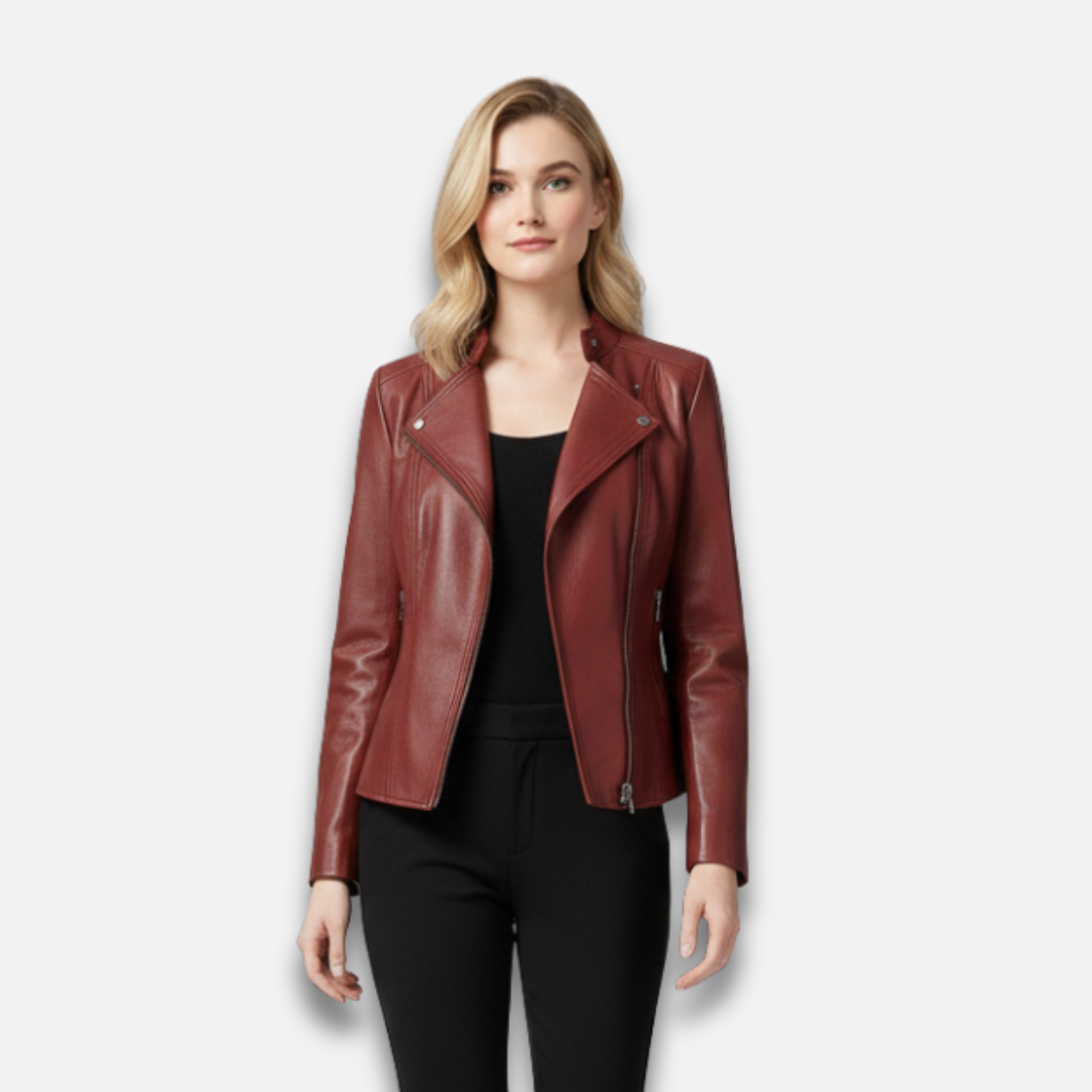 Women’s Genuine Leather Sheepskin Jacket Laurel & Legacy
