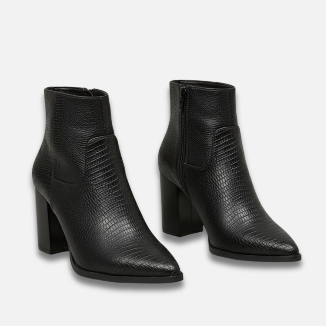 Women’s Pointed Toe Zipper Ankle Boots Laurel & Legacy