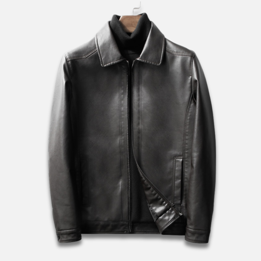 Men’s Trendy Casual Leather Jacket Laurel & Legacy