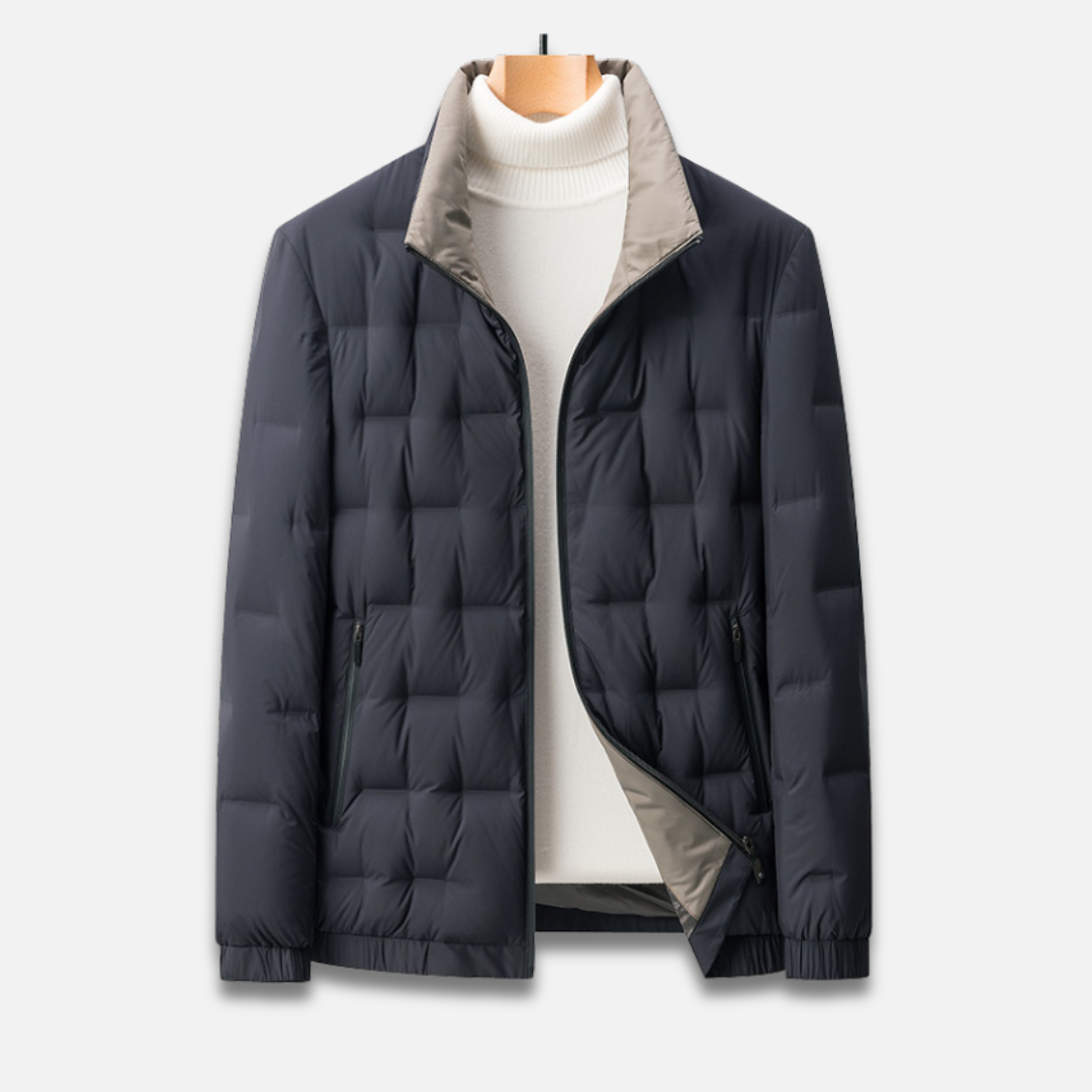 Unisex Slim Solid Down Jacket Laurel & Legacy