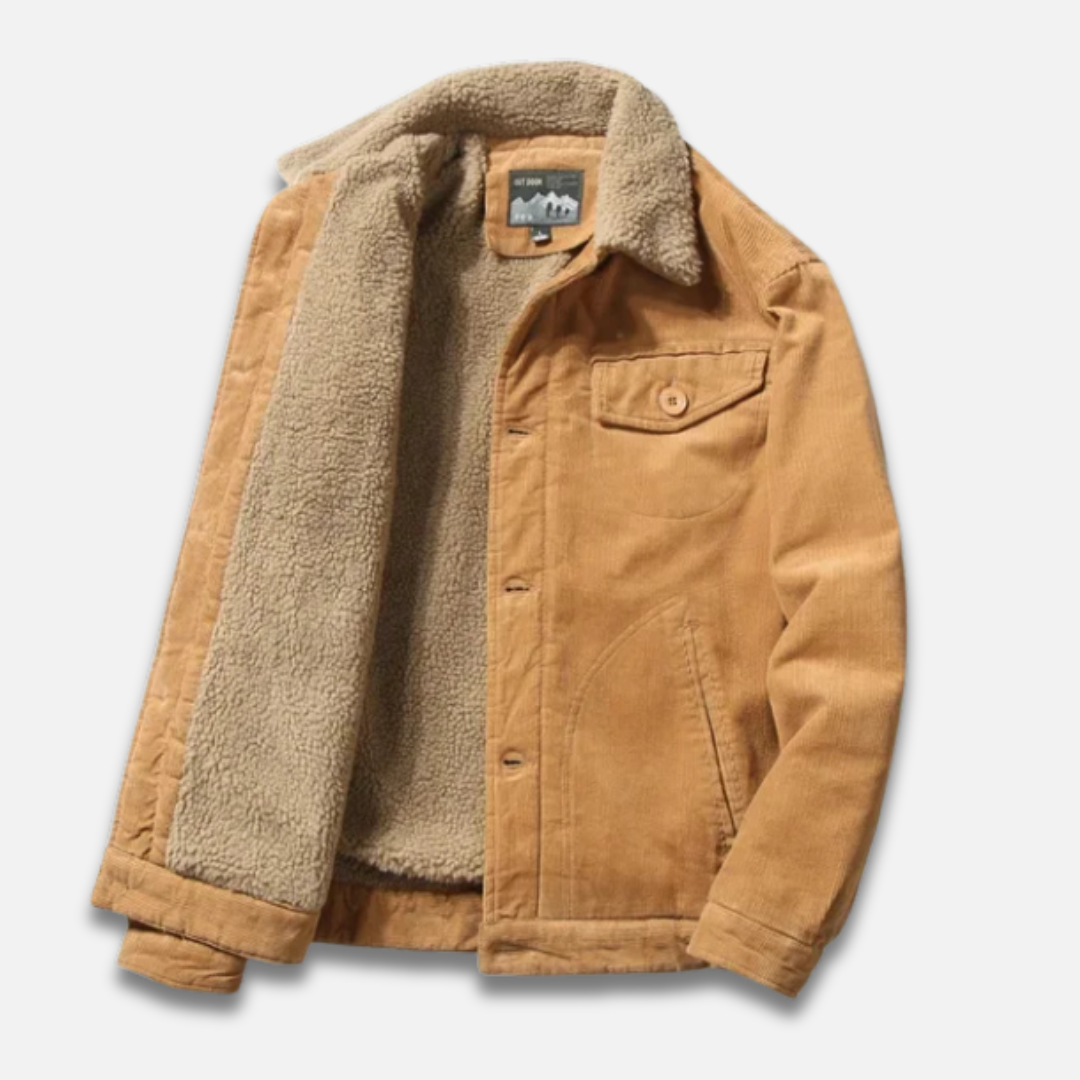 Men’s Corduroy Sherpa Collar Parka Laurel & Legacy