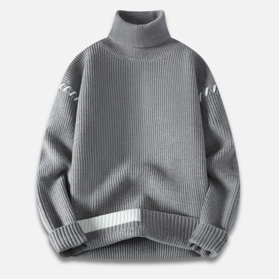 Men’s Cotton Turtleneck Sweater Laurel & Legacy