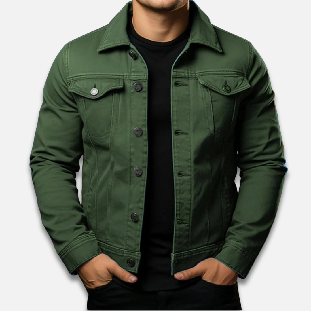 Men’s Button-Up Denim Jacket Laurel & Legacy