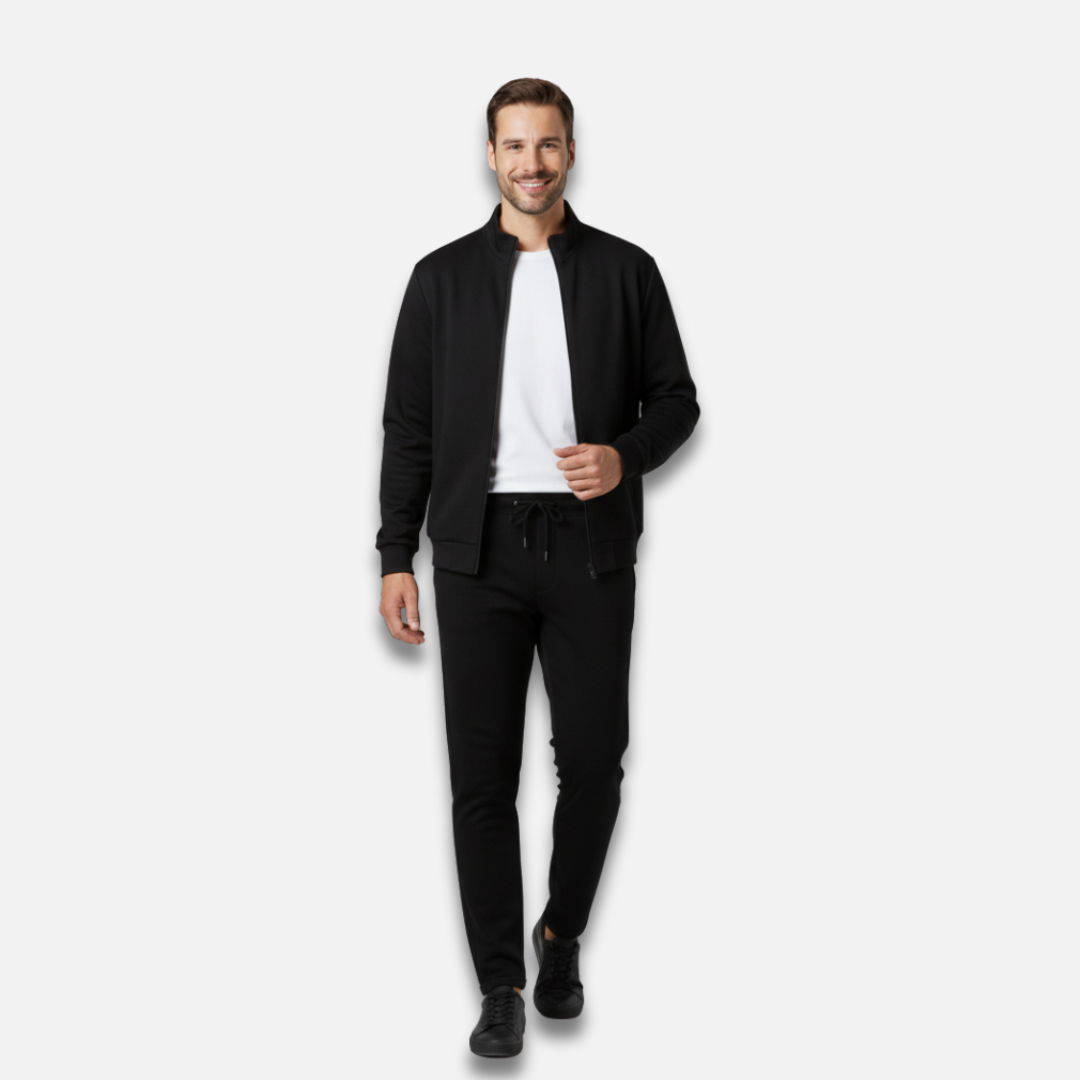 Men’s Stand Collar Wool Set Laurel & Legacy