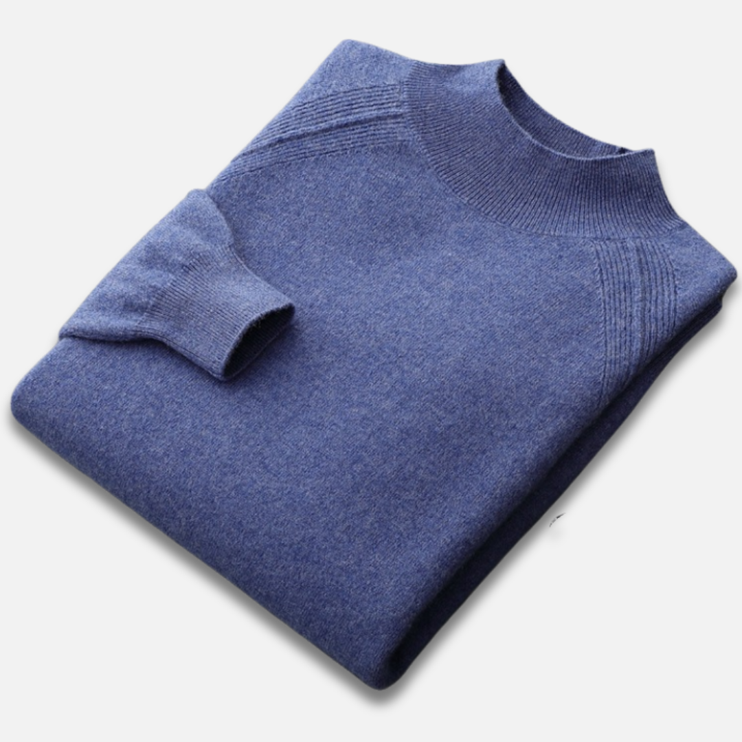 Men’s Half Turtleneck Cashmere Sweater Laurel & Legacy