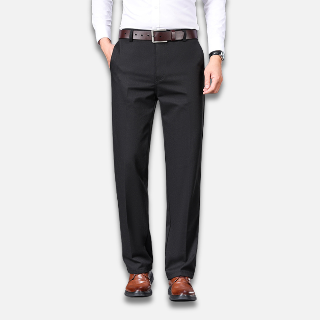 Men’s Classic Straight Dress Trousers Laurel & Legacy