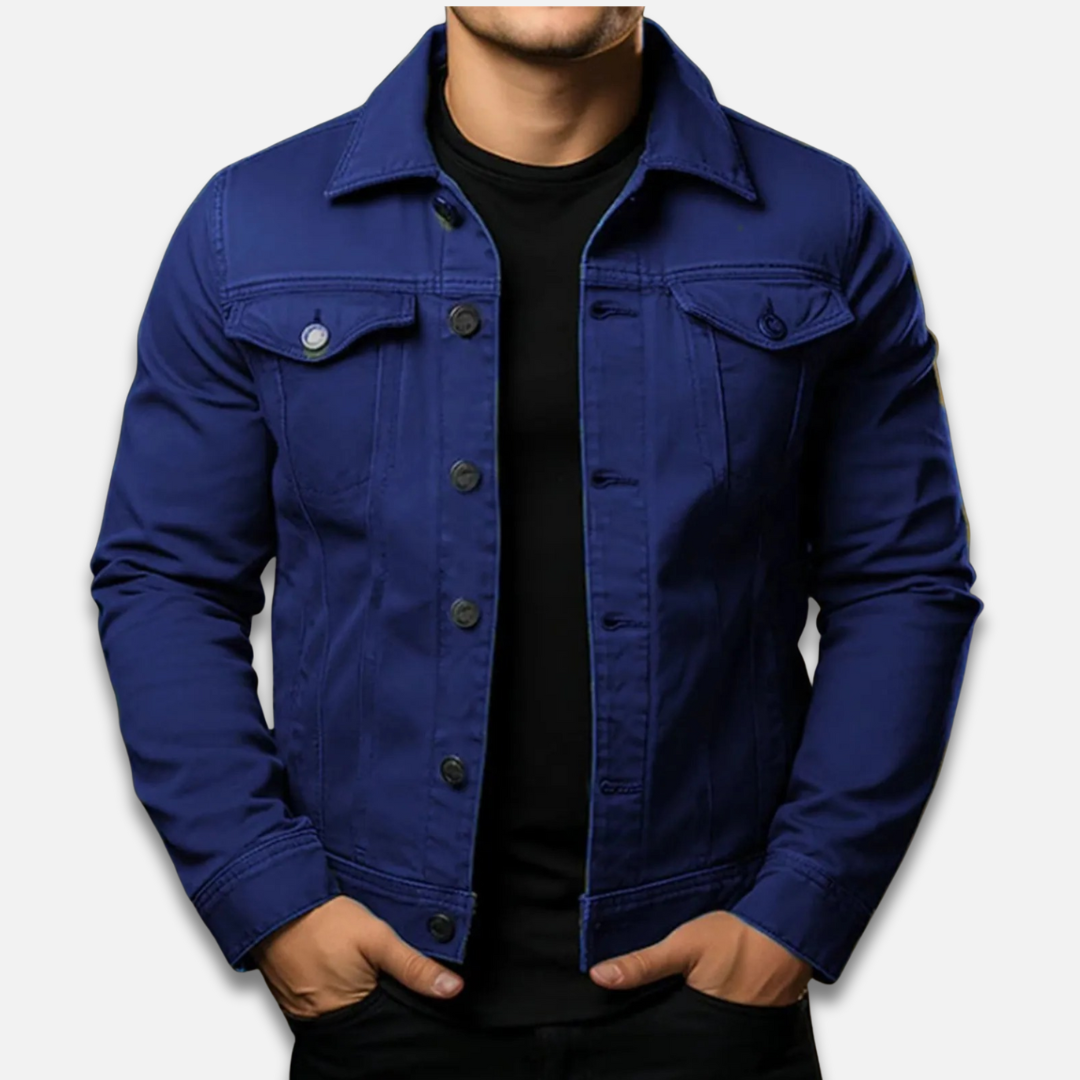 Men’s Button-Up Denim Jacket Laurel & Legacy