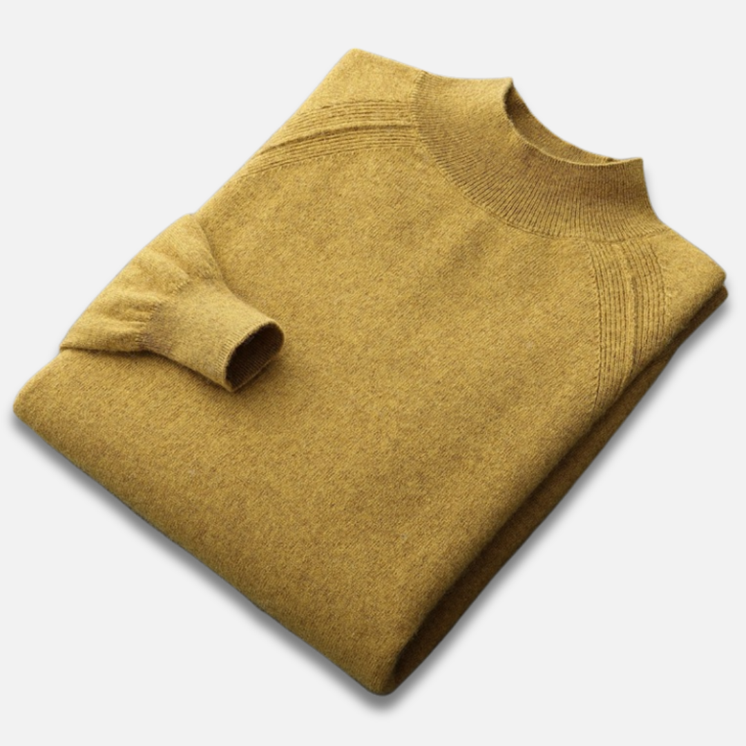 Men’s Half Turtleneck Cashmere Sweater Laurel & Legacy