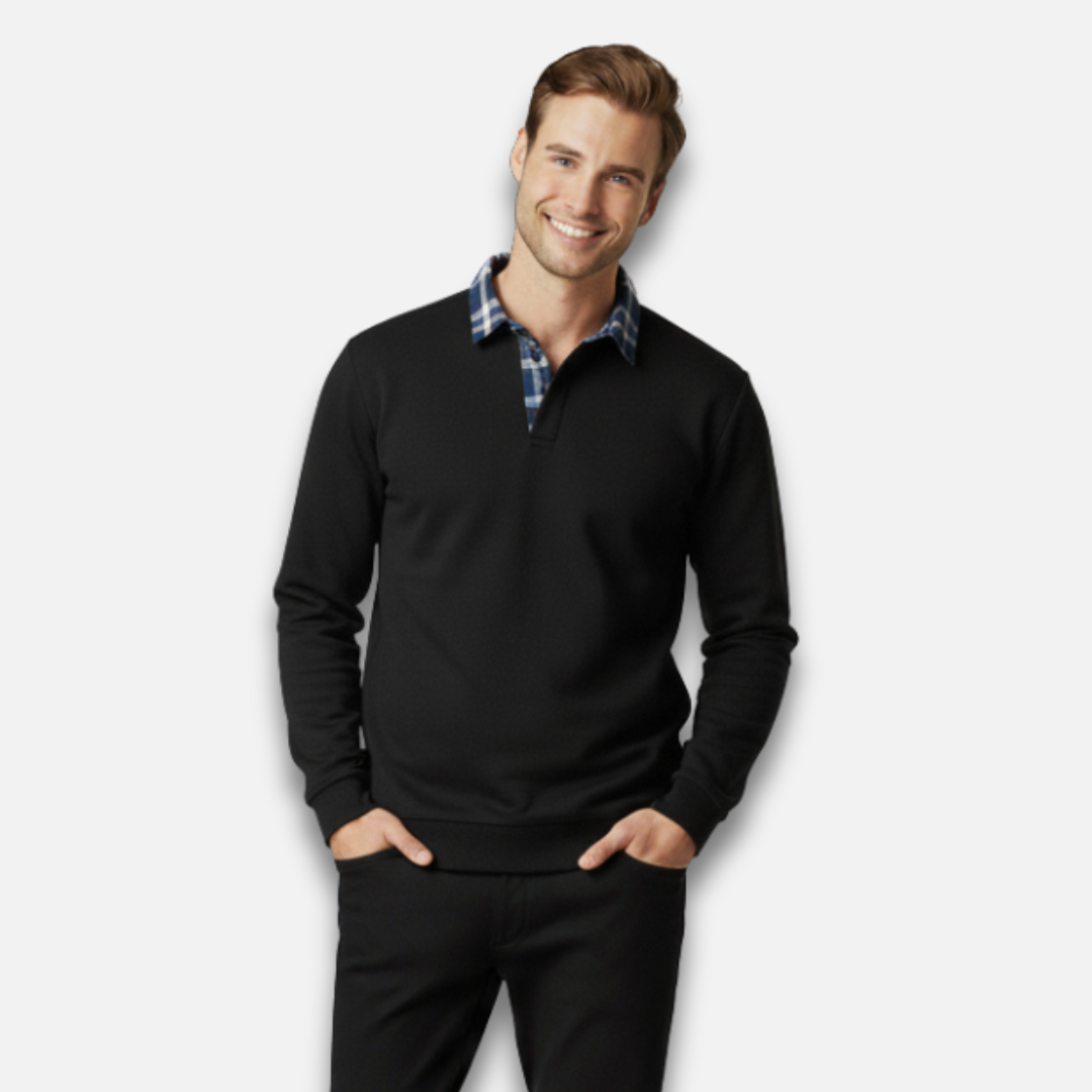 Men’s Long Sleeve Polo Shirt Laurel & Legacy