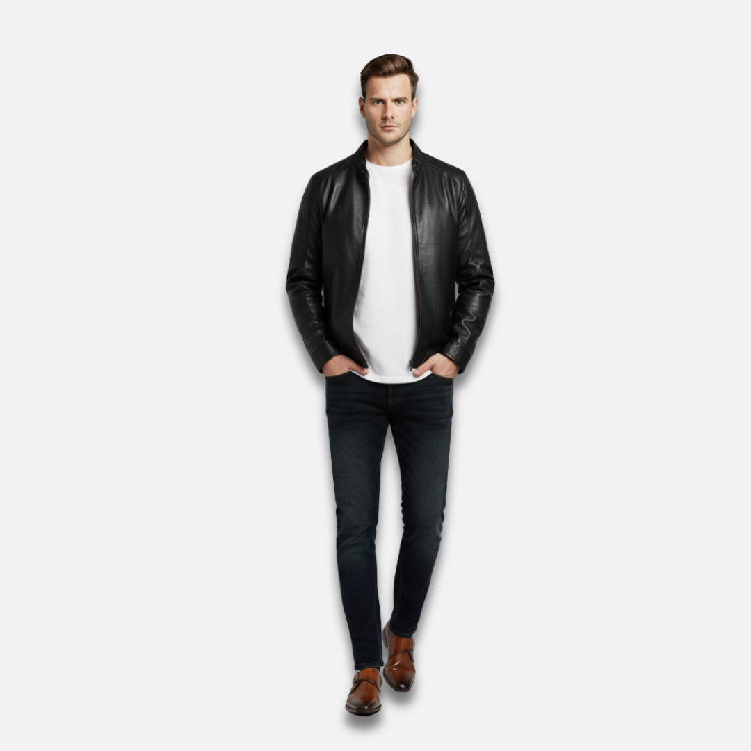 Men’s Leather Jacket Laurel & Legacy