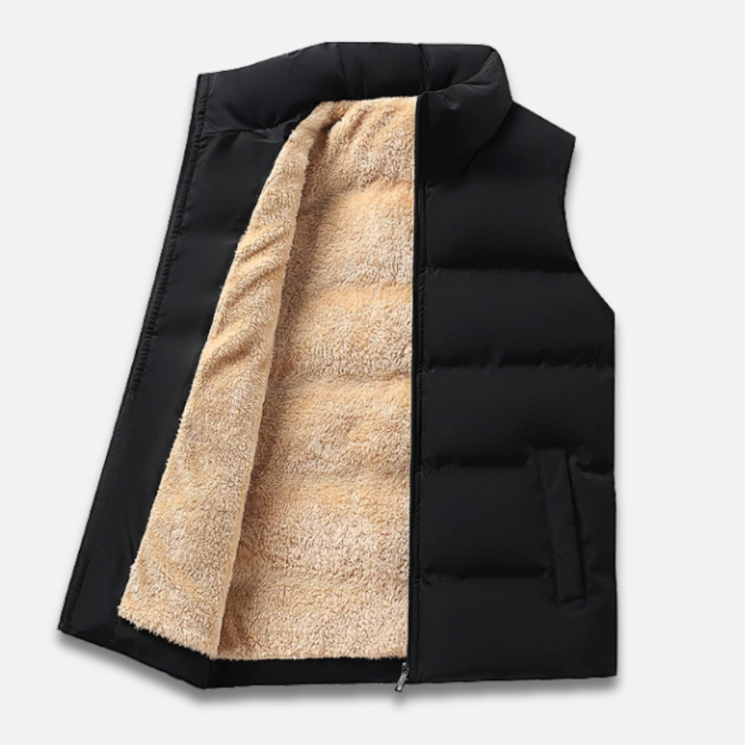 Men’s Sherpa-Lined Puffer Vest Laurel & Legacy