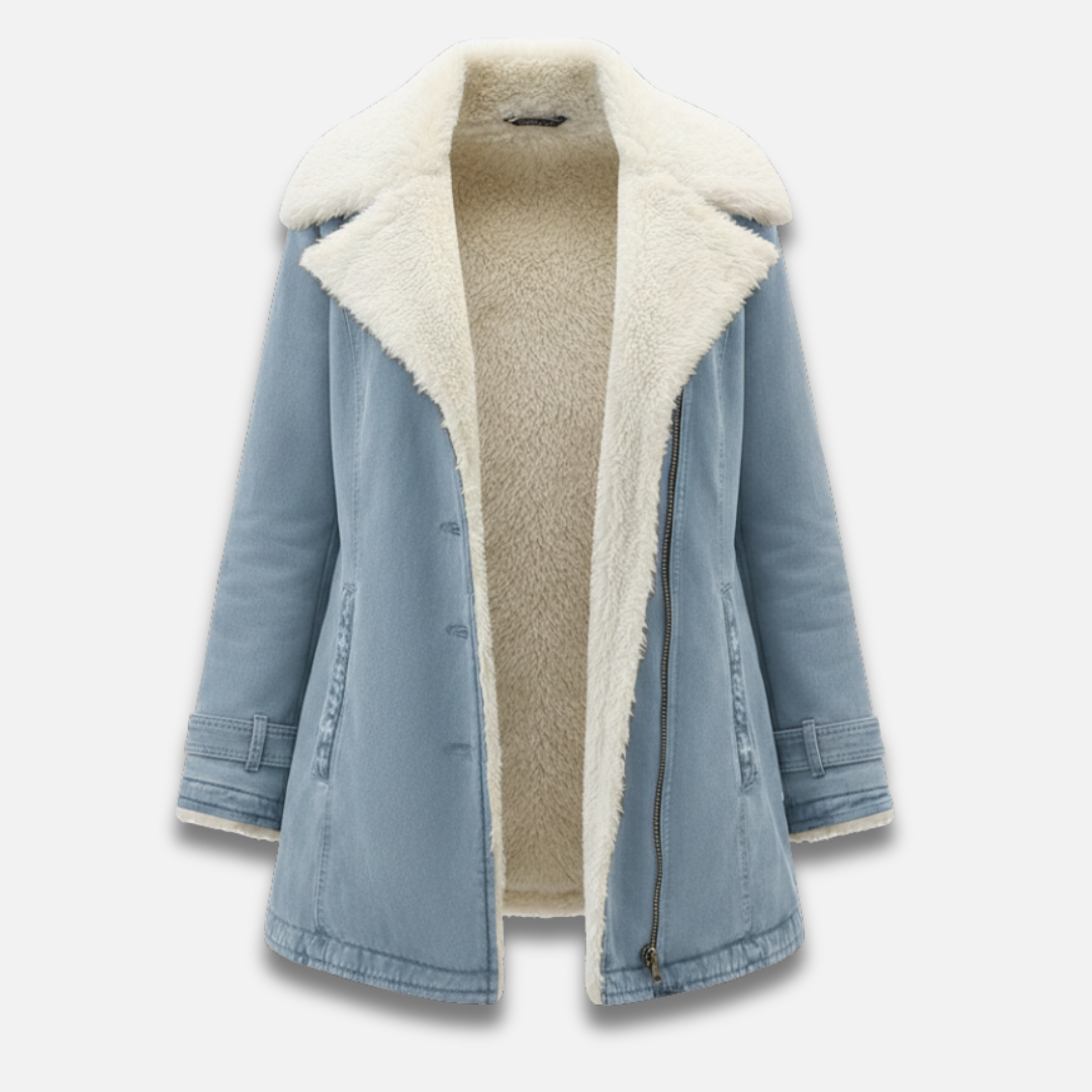Women’s Lapel Wool Button Coat Laurel & Legacy
