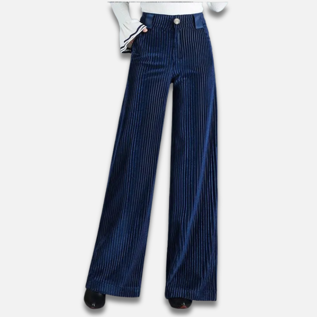 Women’s Wide Leg Velvet Trousers Laurel & Legacy
