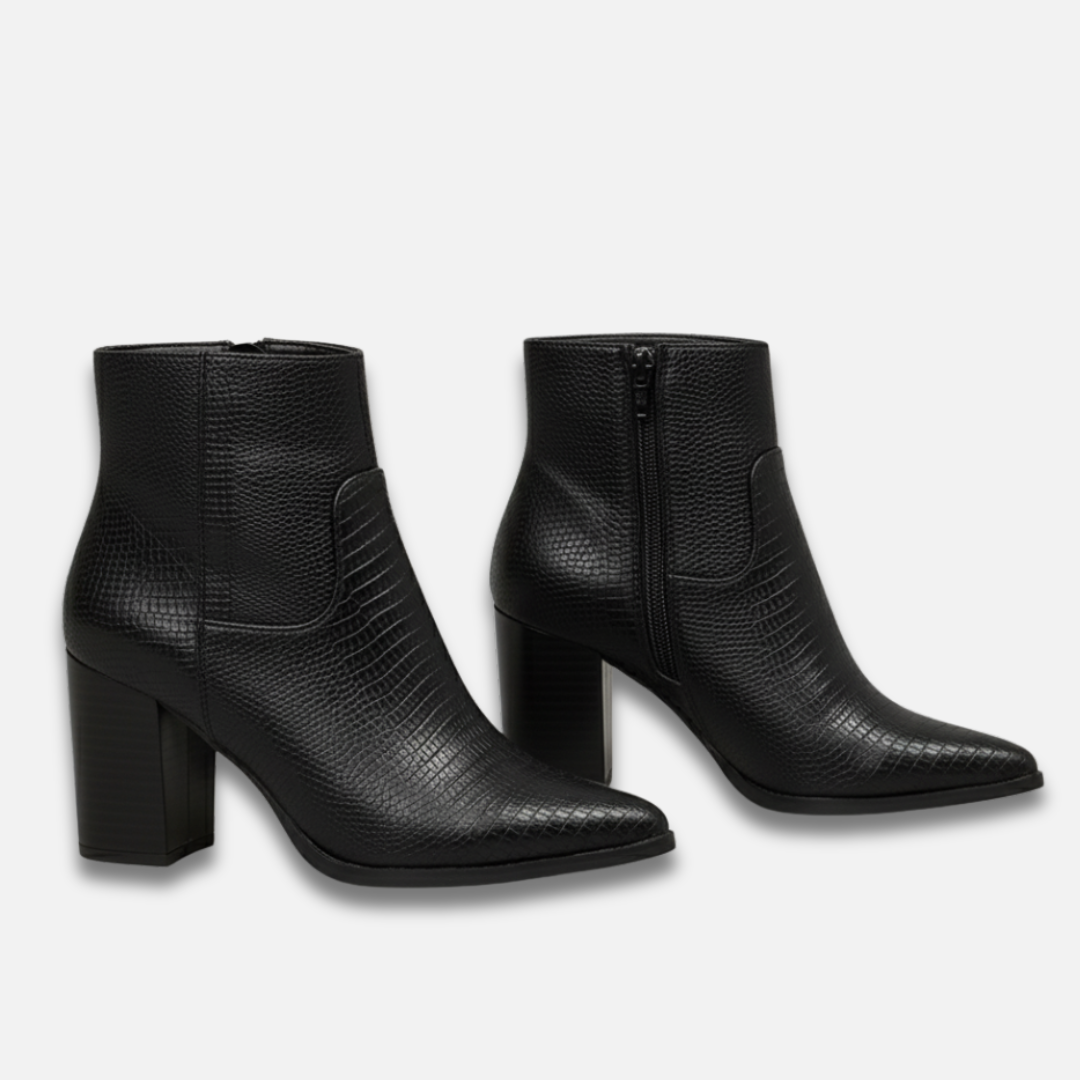 Women’s Pointed Toe Zipper Ankle Boots Laurel & Legacy