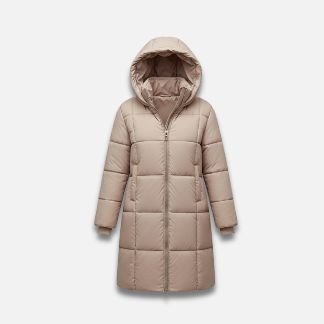 Women’s Long Down Coat Cotton-Padded Jacket Laurel & Legacy