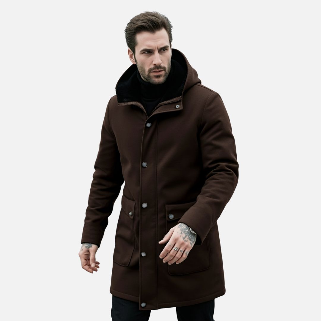 Men’s Wool Parka Coat Laurel & Legacy