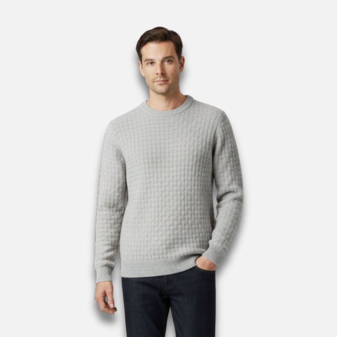 Men’s Ribbed Knit Mock Neck Sweater Laurel & Legacy