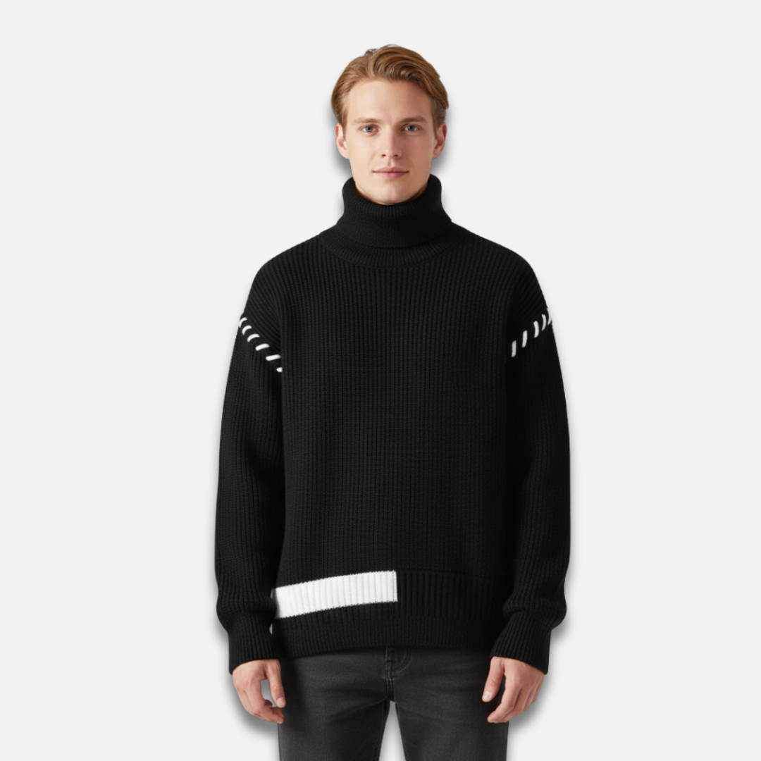 Men’s Cotton Turtleneck Sweater Laurel & Legacy