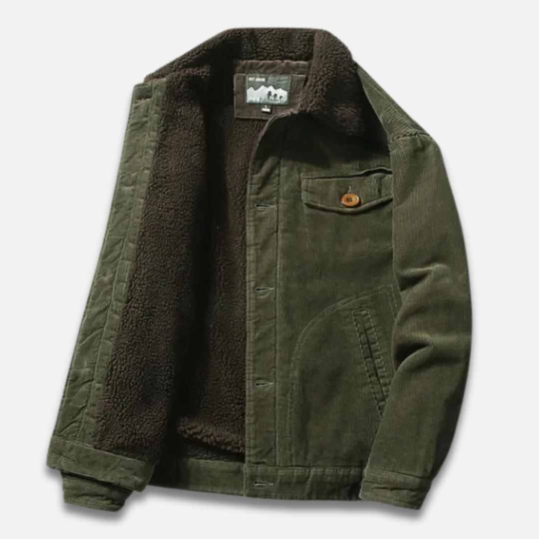 Men’s Corduroy Sherpa Collar Parka Laurel & Legacy