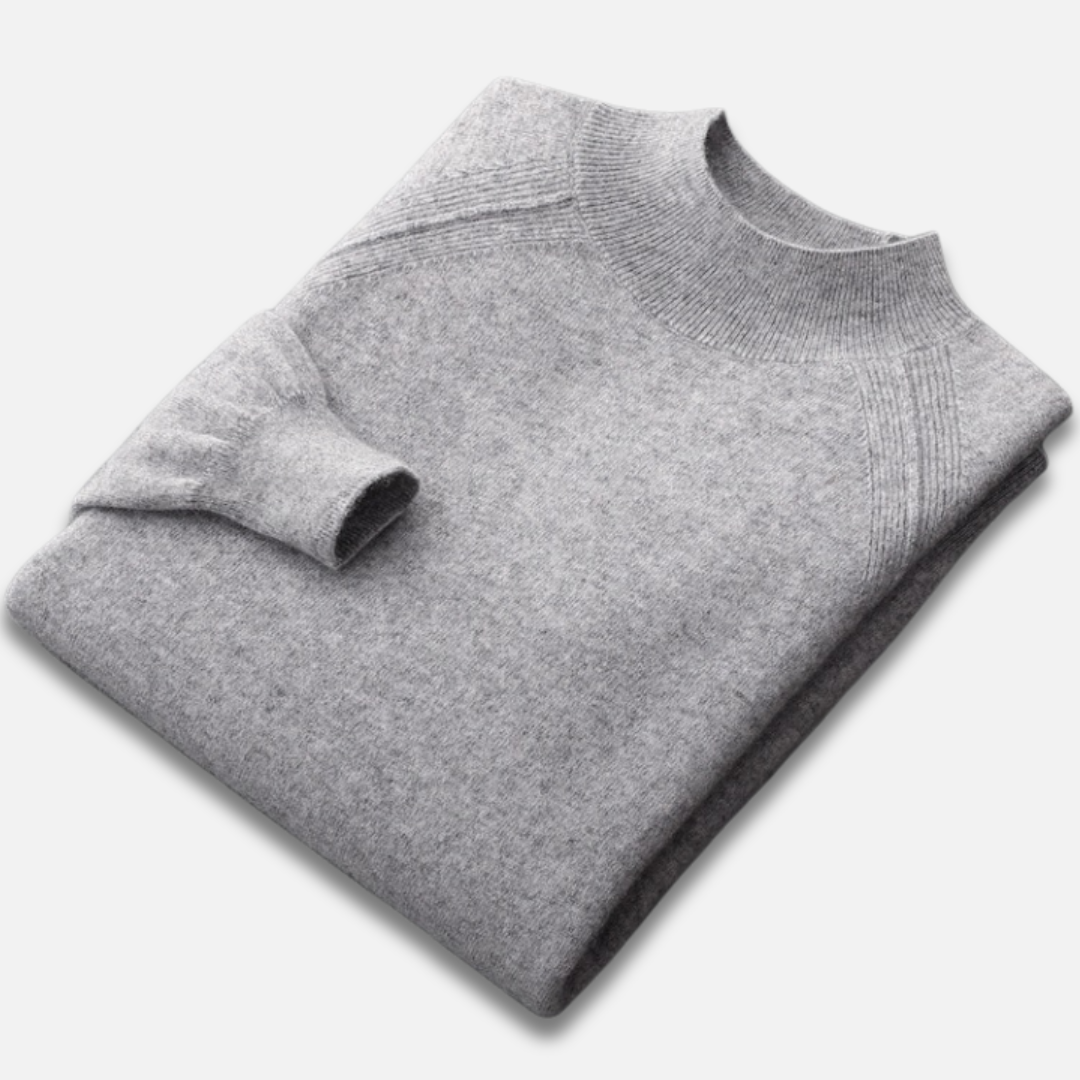 Men’s Half Turtleneck Cashmere Sweater Laurel & Legacy