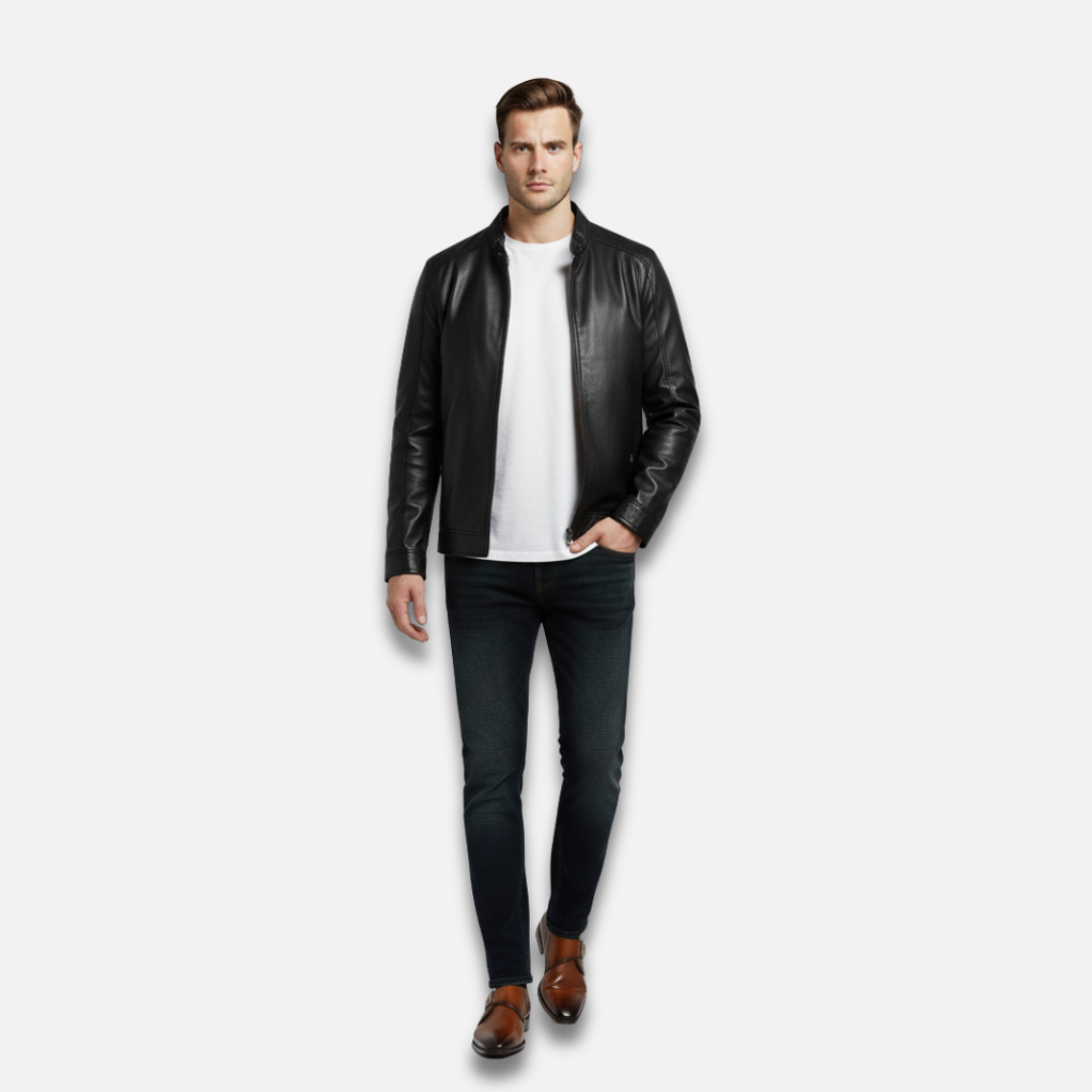 Men’s Leather Jacket Laurel & Legacy
