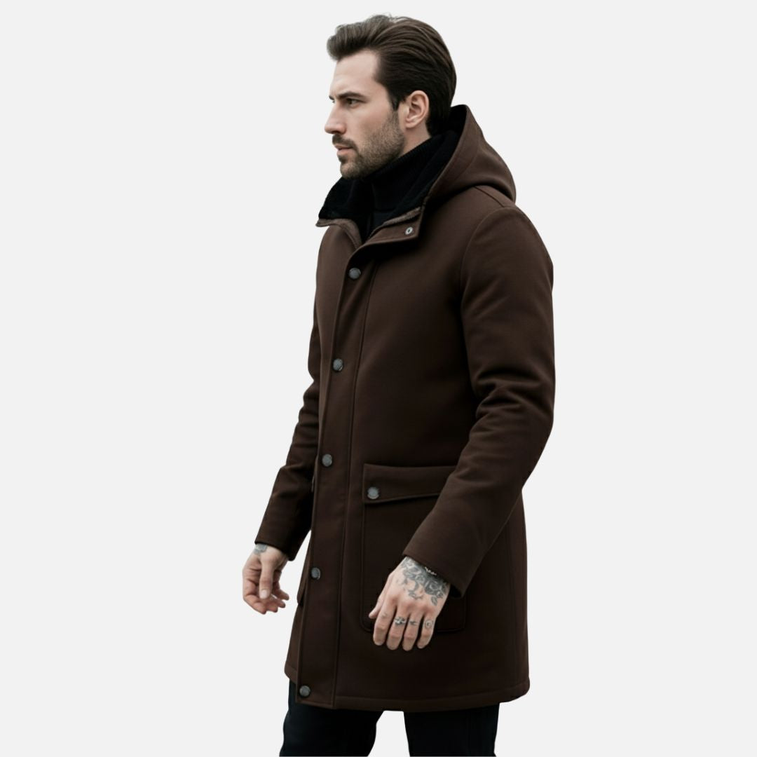 Men’s Wool Parka Coat Laurel & Legacy