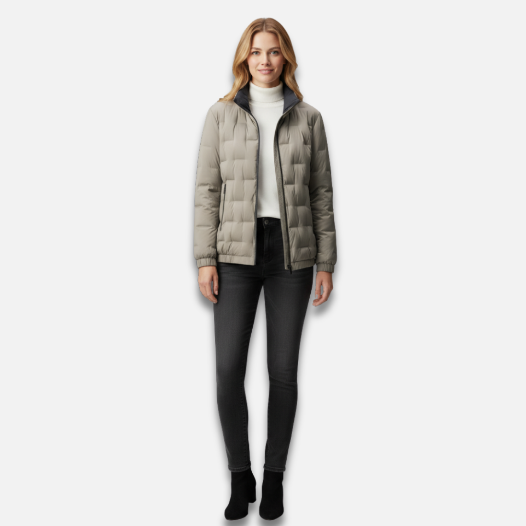 Unisex Slim Solid Down Jacket Laurel & Legacy