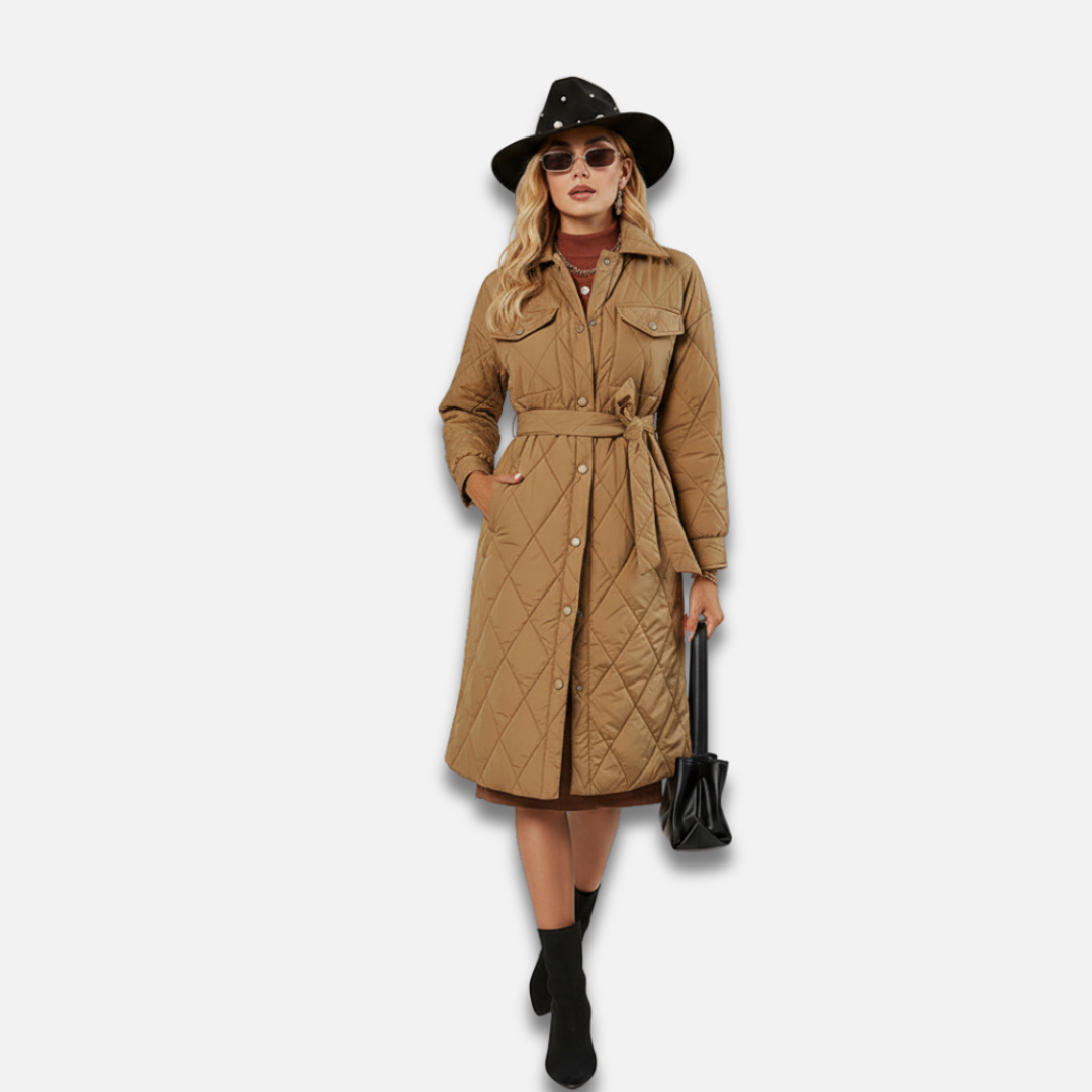 Women’s Quilted Floral Winter Jacket Laurel & Legacy