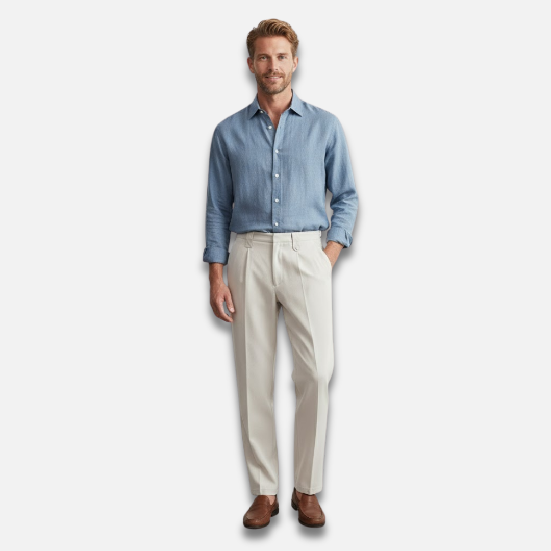 Men’s Straight Leg Trousers Laurel & Legacy