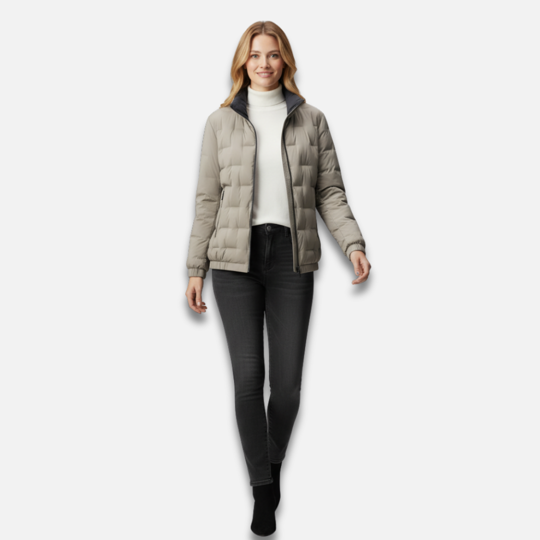 Unisex Slim Solid Down Jacket Laurel & Legacy