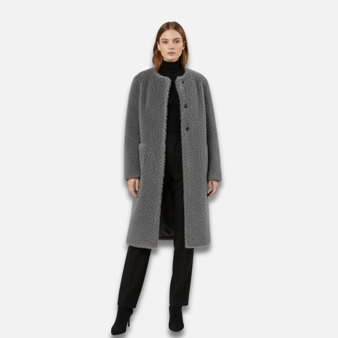 Women’s Shearling Faux Fur Coat Laurel & Legacy
